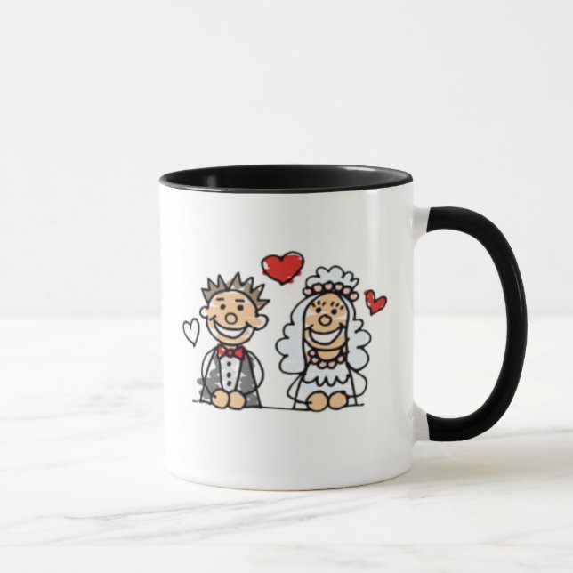 Hochzeits-Tasse Tasse (Rechts)