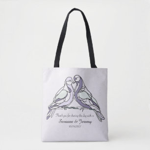 Hochzeits-Tauben-Geschenktasche
