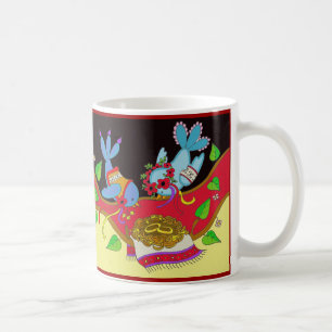 Hochzeits-Vogel-Glücks-Ukrainer-Volkskunst Tasse