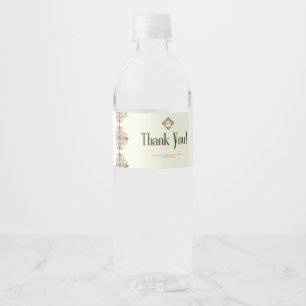 Hochzeits-Wasserflaschenetiketten Wasserflaschenetikett