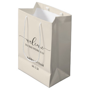 Hochzeits-Willkommensgeschenktasche Mittlere Geschenktüte