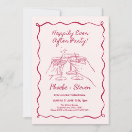 Hochzeitsabend-Einladungen Happily Ever After Part Einladung
