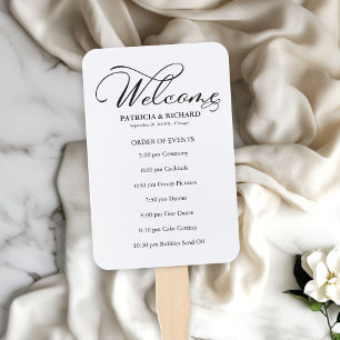 Hochzeitsablauf Zeitplan Einfach Elegant Fächer