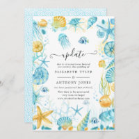 Hochzeitsaktualisierung für Blaues und Gelbes Meer