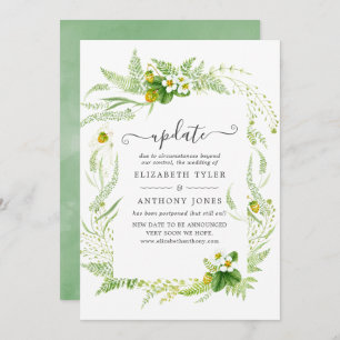 Hochzeitsaktualisierung für das Wasserfarbenland Einladung