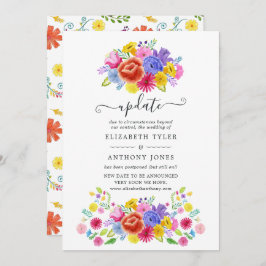 Hochzeitsaktualisierung für die mexikanische Wasse Einladung