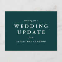 Hochzeitsaktualisierung Klassischer Jäger Grüne Po