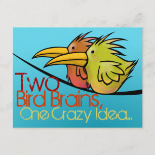 Hochzeitsankündigung, 2 Vögel auf einem Draht, lus Einladung