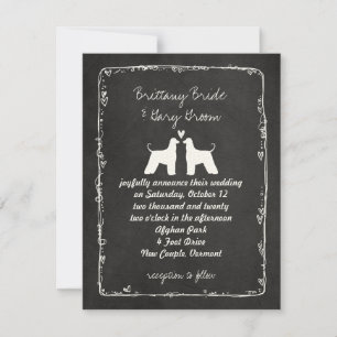 Hochzeitsankündigung Afghanische Windhunde Einladung