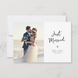 Hochzeitsankündigung Dankeskarte