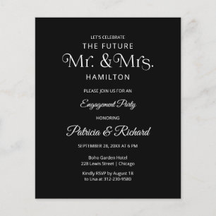 Hochzeitsankündigung Future Mr & Mrs Einladung
