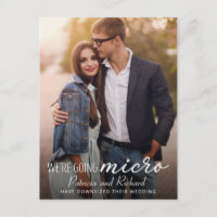 Hochzeitsankündigung mit süßem Foto verkleinern