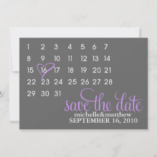 Hochzeitsankündigungen Kalender Save the Date