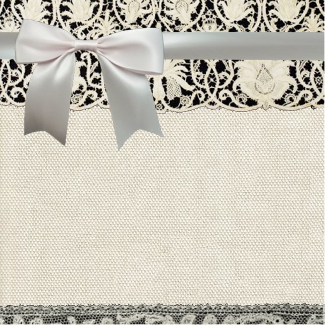 Hochzeitsantike Spitzen Linen Weiße klassische Hüb Fotoskulptur Magnet (Vorne)