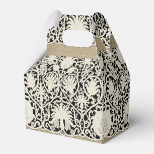 Hochzeitsantike Spitzen Linen Weiße klassische Hüb Geschenkschachtel
