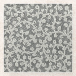 Hochzeitsantike Spitzen Linen Weiße klassische Hüb Glasuntersetzer