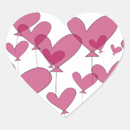 Hochzeitsaufkleber | Dichtungen Herz-Aufkleber