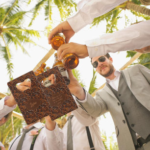 Hochzeitsaussehen von Imitaten mit geschliffenem L Geldbeutel Flaschenöffner