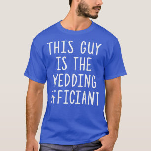 Hochzeitsbeamter dieses Internet ordinierter Minis T-Shirt