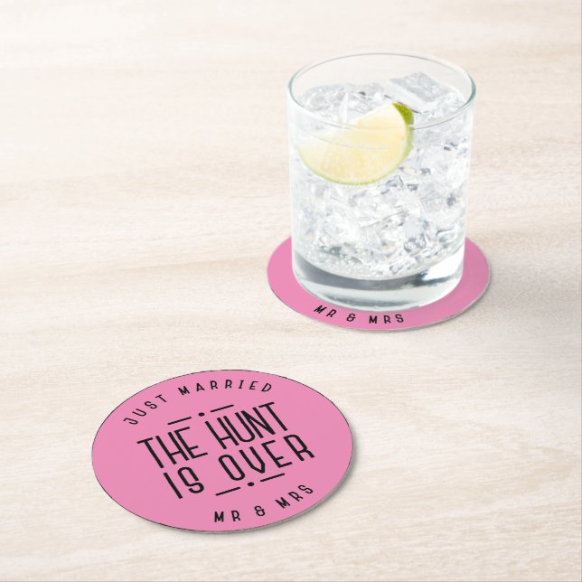 Hochzeitsbier, Bar, Party Untersetzer (Vor Ort)