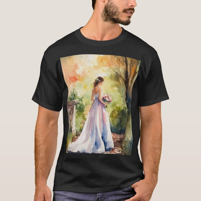 Hochzeitsbild T-Shirt (Vorderseite)