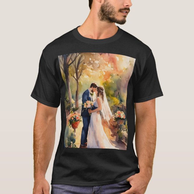 Hochzeitsbilder T-Shirt (Vorderseite)