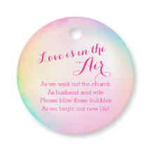 Hochzeitsblasen Flaschenanleitung Aquarellmarken