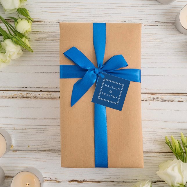 Hochzeitsblumen aus dem Mittelalter | Blau Geschenkanhänger (Von Creator hochgeladen)