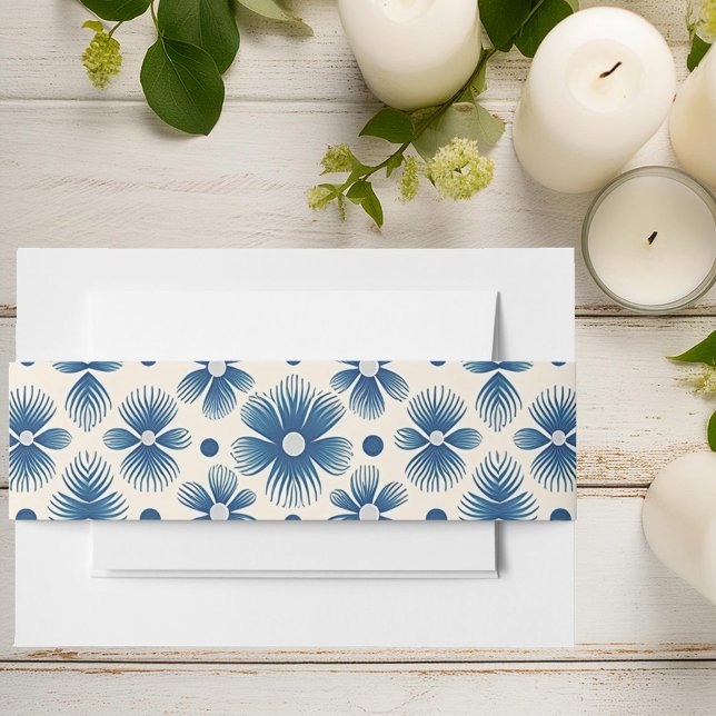 Hochzeitsblumen aus dem Mittelalter | VollPrint Einladungsbanderole (Von Creator hochgeladen)