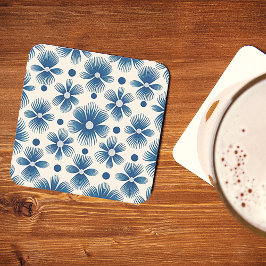 Hochzeitsblumen aus dem Mittelalter | VollPrint Rechteckiger Pappuntersetzer