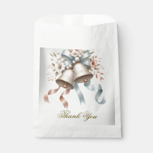 Hochzeitsblumen Bells Pink Blue Ribbons Schöne Geschenktütchen