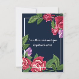 Hochzeitsblumen Save the Date