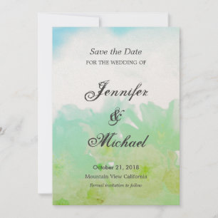 Hochzeitsblumen zum Datum speichern einzigartig kl Save The Date