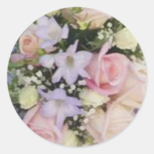Hochzeitsblumenkleber für den Umschlag Aufkleber