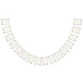 Hochzeitsblüten von weißen Zwiebeln Wimpelkette