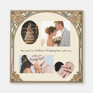 Hochzeitsbogen Memory Anchor Vier Fotos Text Magnet