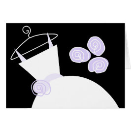 Hochzeitsbrauen Lila Text schwarz