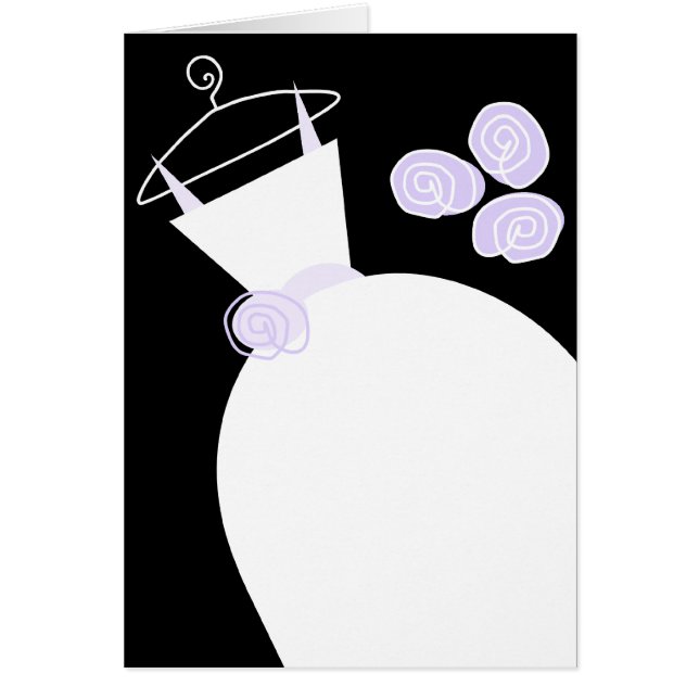 Hochzeitsbrauen Lila Text schwarz (Vorne)