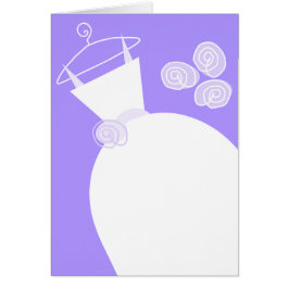 Hochzeitsbrauen Lila Text vertikal