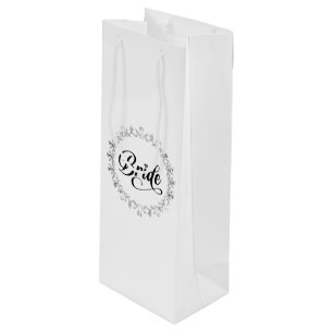 Hochzeitsbraut-Geschenktasche Geschenktüte Für Weinflaschen
