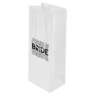 Hochzeitsbraut-Geschenktasche Geschenktüte Für Weinflaschen