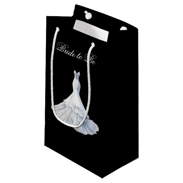 Hochzeitsbraut-Geschenktasche Kleine Geschenktüte (Vorderseite Schrägansicht)