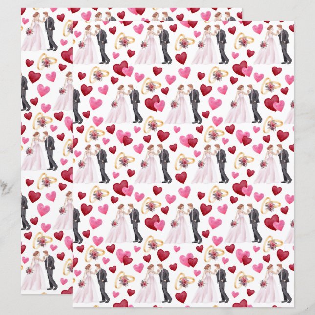 Hochzeitsbuch in Weiß (Vorne/Hinten)