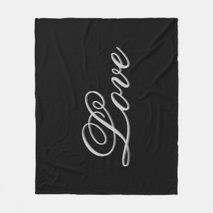 Hochzeitsbühne für Hochzeitsfeiern in Grauschwarz Fleecedecke