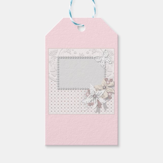 Hochzeitsbukett Geschenkanhänger (Vorderseite)