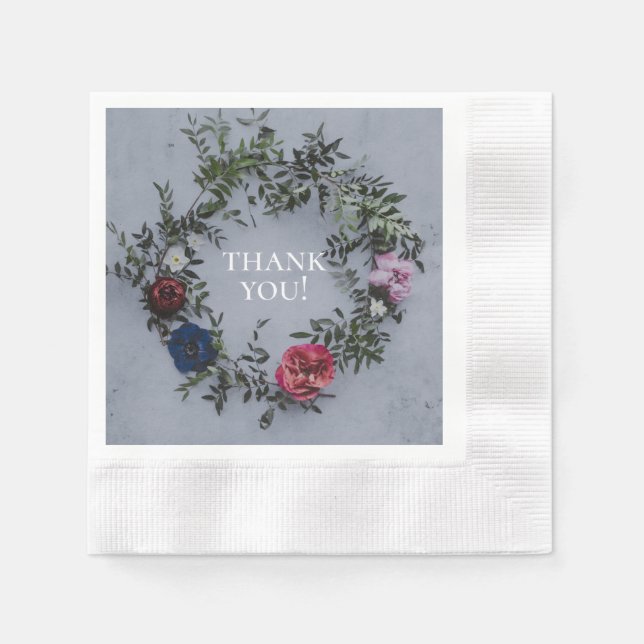 Hochzeitscocktail Napkins Serviette (Vorderseite)