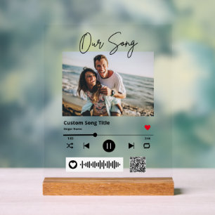 Hochzeitscodierung unseres langscannbaren QR-Codes Acrylschild