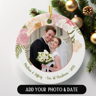 Hochzeitscouch Foto Erster Weihnachtsschmuck