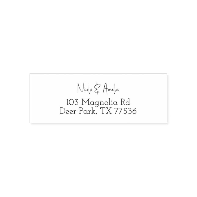 Hochzeitscouchwärmung Neues verlobtes Geschenk Permastempel (Design)