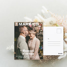 Hochzeitscover zum Fotospass Postkarte
